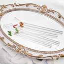 Axyaa Glass Straw Set: Reusable Eco-Friendly Smoothie Cocktail Bubble Tea Straws