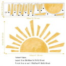 Sunshine Boho Nursery Wall Decal Stickers by Axyaa - Self-Adhesive Vinyl Home Decor