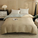 Axyaa Cotton Twill Quilt Cover - Single Size Solid Color Pure Cotton Bedding