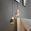 Axyaa Nordic Wood Pendant Lights for Modern Decor in Living Room, Cafe, Bedroom