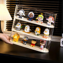 Axyaa Acrylic Mystery Box Display Stand for Doll Toys Cabinet Shelf