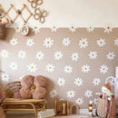 Boho Daisy Flowers Wall Stickers by Axyaa for Kids Room & Nursery Decoration