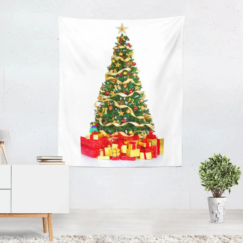 Axyaa Christmas Tree Tapestry for Living Room Wall Decor