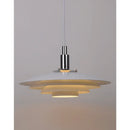 Axyaa Gradient White Red UFO Pendant Light for Dining Room & Kitchen