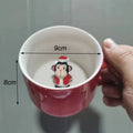 Axyaa Cartoon Ceramic Mug - Fun Tea & Coffee Cup Gift
