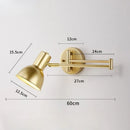 Axyaa Modern Single Arm LED Wall Lamp for Bedroom Study Room Decor