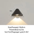 Axyaa LED Wall Lamp Black White Indoor Lighting