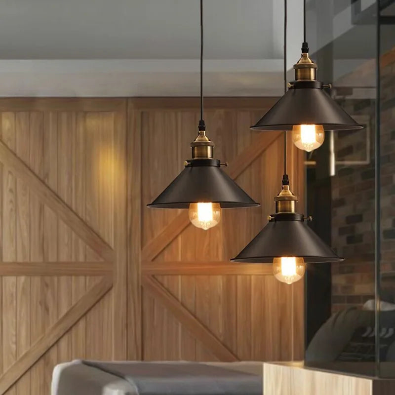 Axyaa Retro Industrial Pendant Light Chandelier for Home Living Room