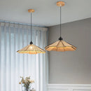 Axyaa Wood Pendant Lamp LED E27 DIY Hanging Light