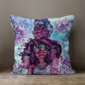Axyaa Africa Beauty Expression Decorative Velvet Cushion Cover