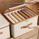Axyaa Plus Size Clothing Organizer Box with Lid for Quilts and Bedding