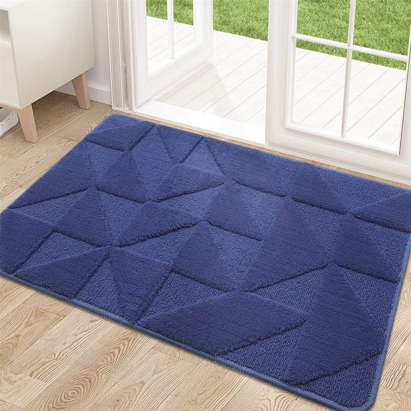 Axyaa Low-Profile Indoor Entry Doormat 80x120 - Non-Slip Absorbent Washable Rug