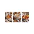 Axyaa Nutcracker Pastel Christmas Gallery Wall Art - Festive Winter Decoration