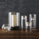 Axya Glass Candle Holder Wedding Table Decoration - Simple Elegance