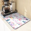 Axyaa Cartoon Building Kitchen Drying Mat