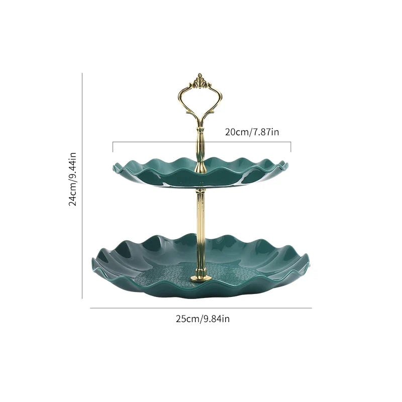 Axyaa Cake Candy Stand Round Wedding Party Display Tray