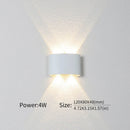 Axyaa Modern Garden Wall Light Waterproof Sconces LED Fixture IP66 AC85/265V