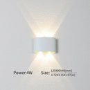 Axyaa Waterproof Outdoor Wall Light Fixture for Garden Balcony LED Lamp IP66 AC85/265V
