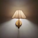 E27 Wooden Wall Lamp Petal Design Nordic Style Axyaa Branded Balcony Light