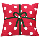 Axyaa Festive Nordic Christmas Plush Pillowcase for Sofa Décor.