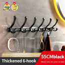Axyaa Door Hooks Clothes Hanger Storage Wall Hanging Kitchen Bathroom Accessories