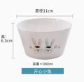 Axyaa Cartoon Ceramic Dining Bowl for Children