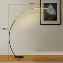 Axyaa Floor Light Table Lamp Sofa Nordic LED Bedroom Fishing Light