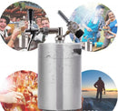 Axya Stainless Steel Mini Keg Beer Growler Home Brewing Bar Accessories