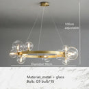 Axyaa Adjustable Hanging Chandelier for Home Decoration