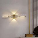 Axyaa LED Wall Sconce Lights: Creative Bedroom Living Room Aluminum Wall Lamps