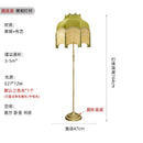 Axyaa Vintage Tassels Floor Lamp LED E27 Copper Art Deco Standing Light