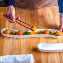 Axyaa Ceramic Fish Sushi Plate Creative Serving Tableware