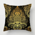 Axyaa Baroque Geometric Throw Pillow Case, Elegant Vintage 45X45CM Cushion Cover for Home