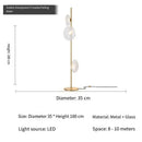 Axyaa Luxury Glass Floor Lamp for Elegant Living Space