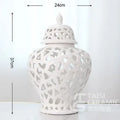 Golden Ceramic Vase for Artistic Flower Arrangement by Axyaa