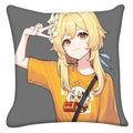 Genshin Impact Anime Cushion Cover Pillow Case for Home Decor by Axyaa