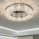 Axyaa Crystal LED Ceiling Lamp for Bedroom, Living Room, Kitchen, Hotel - Modern Luxury Chandelier