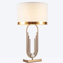 Axyaa Gold Luxury Table Lamp for Bedroom Living Room Decor