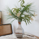 Axyaa Silver Stainless Steel Mirror Vase Home Decor Flower Arrangement Metal Handicrafts