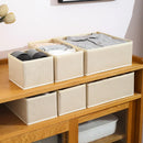 Axyaa Fabric Drawer Organizers for Clothes Closet Storage - Set of 4