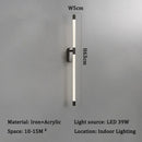 Axyaa LED Strip Wall Sconces: Modern Minimalist Lighting Fixture for Home Decor