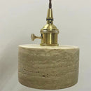 Axyaa Yellow Cave LED Pendant Light: Modern Nordic Copper Socket Hanglamp