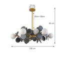 Axyaa Nordic Princess Chandelier for Dining Living Room Bedroom