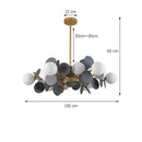 Axyaa Nordic Princess Chandelier for Dining Living Room Bedroom
