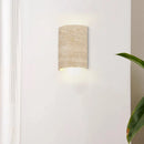 Axyaa Yellow Travertine Stone LED Wall Lamps for Living Room & Bathroom