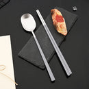 Axyaa Silver Stainless Steel Dinnerware Set for Parties and Everyday Dining