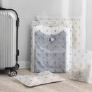 Axyaa Travel Ziplock Storage Bag Set for Clothes, Underwear, Shoes & More