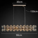 Crystal Chandelier by Axyaa - Elegant Pendant Light for Living Room, Dining Room & Ceiling