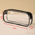 Axyaa Clear Cosmetic Travel Pouch Waterproof Toiletry Bag Makeup Storage Wash Kit