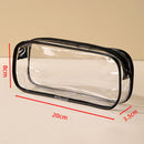 Axyaa Clear Cosmetic Travel Pouch Waterproof Toiletry Bag Makeup Storage Wash Kit